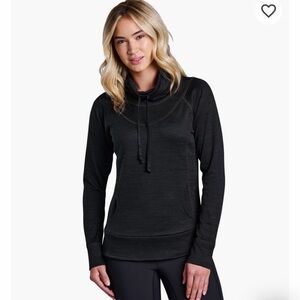 Kuhl Lea Pullover with cowl neck and pockets - size large